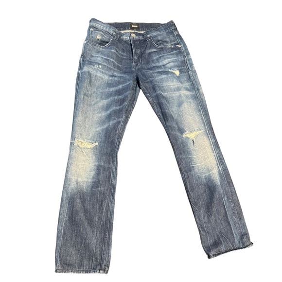 Hudson Jeans Denim - Hudson Jeans Women's Blue Straight Leg Jeans